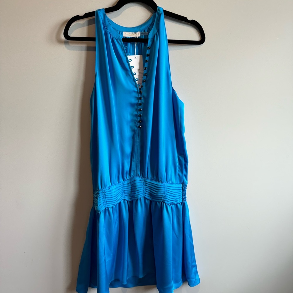 BNWT Ramy Brook Bright Blue Delora Dress. Size M